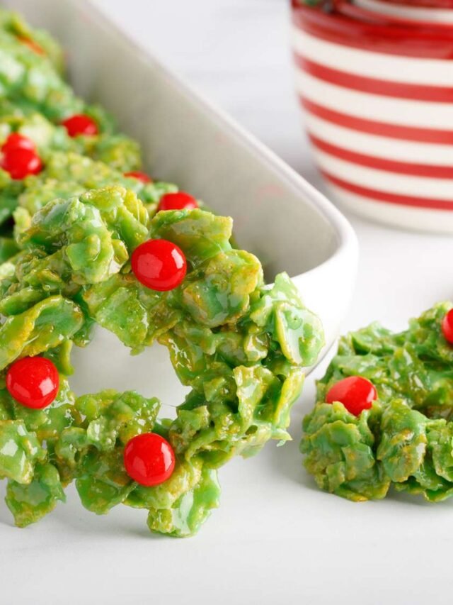 Christmas Wreath Cookies Recipe